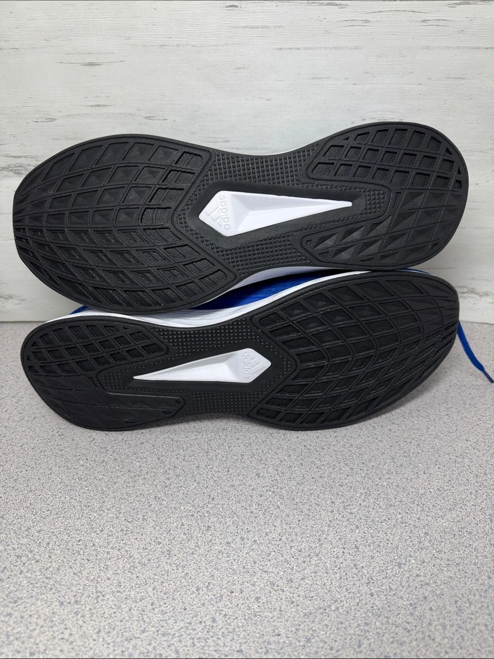 adidas Royal Blue Athletic Running Shoes with White Stripes